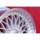 1 llanta RC90 7.5x17 5x120 BMW E12  E12 E28 E34 5 series E24 6 series E23 E32 E3 E9 7 series silver/diamond cut