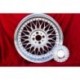 1 jante RC90 8.5x17 4x100 BMW E30  E30 E21 Z1 3 series  silver/diamond cut