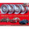 4 cerchi RC90 7.5x17 ET25 + 8.5x17 ET25 4x100 BMW E30 
