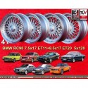 4 llantas RC90 7.5x17 + 8.5x17 5x120 BMW E12  E12 E28 E34 5 series E24 6 series E23 E32 E3 E9 7 series