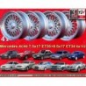 4 Felgen RC90 7.5x17 + 8.5x17 5x112 Mercedes Audi 124  124 129 140 201 202 203 204 207 208 209 210 211 212 170 171 172 H