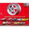 1 llanta Speedline Cup 10x18 5x130 Porsche 993  993 996 986 928 968 silver/polished