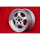 1 llanta Speedline Cup 10x18 5x130 Porsche 944  944 turbo 993 turbo 996 turbo 981 982 987 silver/polished