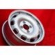 1 llanta TZ 5.5x15 4x108 Alfa Romeo Giulia  Giulia TI Super 105 Berlina Coupe Spider GTA GTC silver