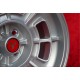 Fiat Cromodora CD68 7x15 ET0 4x98 silver 124 Coupe, Spider, 125, 131, 132 cerchio wheel jante llanta felge