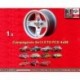 1 llanta Campagnolo 8x13 4x98 Lancia Autobianchi Fiat 124  124 Abarth Berlina Coupe Spider 125 127 128 131 X19 A112 Beta
