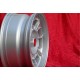 Fiat Cromodora CD68 7x15 ET0 4x98 silver 124 Coupe, Spider, 125, 131, 132 cerchio wheel jante llanta felge