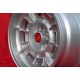Fiat Cromodora CD68 7x15 ET0 4x98 silver 124 Coupe, Spider, 125, 131, 132 cerchio wheel jante llanta felge