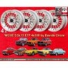4 wheels WCHE 5.5x13 4x100 Opel BMW 1502-2002  1502-2002 tii 3 E21 Kadett B-C Manta Ascona A-B GT Olympia A Rekord C sil