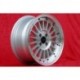 4 cerchi WCHE 7x15 ET30 4x100 Opel VW Mazda Toyota BMW E30  silver/diamond cut