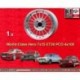 1 cerchio WCHE 7x15 ET30 4x100 Opel VW Mazda Toyota BMW E30  silver/diamond cut