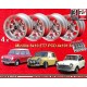 Mini Minilite 6x10 ET-7 4x101.6 silver/diamond cut Mini Mk1-3, 850, 1000 cerchi wheels jantes llantas felgen