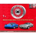 1 wheel WCHE 7x15 4x100 Opel VW Mazda Toyota BMW E30  E30 1502-2002 tii Opel Kadett B-C Manta Ascona A-B GT Olympia A Re