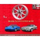Mazda Minilite 7x15 ET30 4x100 silver/diamond cut MX5 NA, NB cerchio wheel jante felge llanta