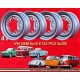 4 pièces Volkswagen Coccinelle jantes 6x15 ET25 5x205