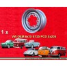 1 jante OE 6x15 5x205 Volkswagen VW  VW 1950-67 6x15  PCD 5x205 ET25  silver. silver