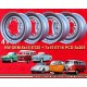 4 jantes OE 6x15 + 7x15 5x205 Volkswagen VW  VW 1950-67 6x15  PCD 5x205 ET25  silver