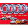 4 Felgen OE 6x15 + 6x15 5x205 Volkswagen VW  VW 1950-67 6x15  PCD 5x205 ET25  silver