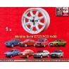 1 llanta Minilite 6x14 4x98 Fiat 124  124 Berlina Coupe Spider 125 127 128 131 X19 silver/diamond cut