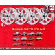 4 jantes Minilite 6x14 4x98 Fiat 124  124 Berlina Coupe Spider 125 127 128 131 X19 silver/diamond cut