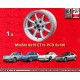 1 llanta Minilite 8x15 5x130 Porsche 911  911 ST -1987 944 -1986 silver/diamond cut