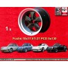 1 llanta Fuchs 10x17 5x130 Porsche 911  911 SC Carrera -1989 turbo -1987 matt black/diamond cut