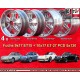 4 wheels Fuchs 9x17 + 10x17 5x130 Porsche 911  911 SC Carrera -1989 turbo -1987