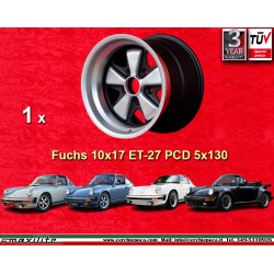 Porsche Fuchs 10x17 ET-27 5x130 anodized look 911 SC, Carrera -1989, turbo -1987 cerchio wheel jante felge llanta