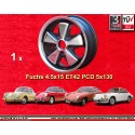 1 llanta Fuchs 4.5x15 5x130 Porsche 356  356 C SC 911 -1969 912 RSR style