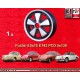 1 pc. wheel Porsche  Fuchs 4.5x15 ET42 5x130 anodized look 356 C SC 911 -1969 912