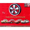 1 llanta Fuchs 4.5x15 5x130 Porsche 356  356 C SC 911 -1969 912 anodized look