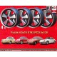 4 jantes Fuchs 4.5x15 5x130 Porsche 356  356 C SC 911 -1969 912 RSR style