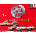 1 llanta Fuchs 6x15 5x130 Porsche 356  356 C SC 911 -1989 914-6 fully polished