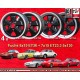 4 cerchi Fuchs 6x15 ET36 + 7x15 ET23.3 5x130 Porsche 911 