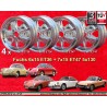 4 wheels Fuchs 6x15 + 7x15 5x130 Porsche 356  356 C SC 911 -1989 914-6