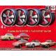 4 llantas Fuchs 6x15 + 7x15 5x130 Porsche 356  356 C SC 911 -1989 914-6