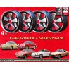 4 jantes Fuchs 6x15 + 7x15 5x130 Porsche 356  356 C SC 911 -1989 914-6