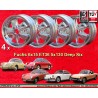 4 cerchi Fuchs 6x15 ET36 5x130 Porsche 356  fully polished