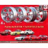 4 jantes Fuchs 6x15 + 7x15 5x130 Porsche 911  911 -1989 914-6 944 -1986 924 turbo-Carrera GT