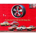 1 Felge Fuchs 6x15 5x130 Porsche 356  356 C SC 911 -1989 914-6 RSR style