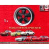 1 Felge Fuchs 7x15 5x130 Porsche 911  911 -1989 914-6 944 -1986 924 turbo-Carrera GT matt black/diamond cut