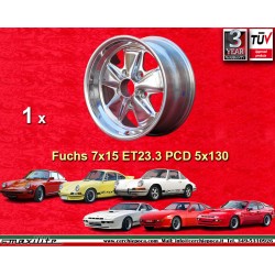 Porsche 911 Fuchs 7x15 ET23.3 5x130 full polished