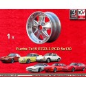 1 llanta Fuchs 7x15 5x130 Porsche 911  911 -1989 914-6 944 -1986 924 turbo-Carrera GT fully polished