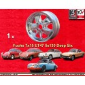 1 llanta Fuchs 7x15 5x130 Porsche 911  911 -1971 fully polished