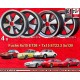 4 uds. llantas Porsche  Fuchs 6x15 ET36 7x15 ET23.3 5x130 anodized look 911 -1989 914-6 944 -1986 924 turbo-Carrera GT