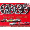 4 Felgen Fuchs 6x15 + 7x15 5x130 Porsche 911  911 -1989 914-6 944 -1986 924 turbo-Carrera GT