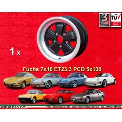 wheel Porsche  Fuchs 7x16 ET23.3 5x130 matt black/diamond cut 911 -1989, 914 6, 944 -1986, turbo -1989