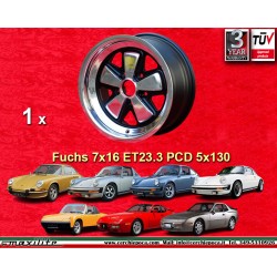 Porsche  Fuchs 7x16 ET23.3 5x130 RSR style 911 -1989, 914 6, 944 -1986, turbo -1989 cerchio wheel jante llanta felge