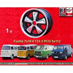 Volkswagen Fuchs 7x16 ET23.3 5x112 RSR style T2b, T3 cerchio wheel llanta jante felge
