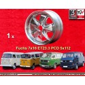 1 cerchio Fuchs 7x16 ET23.3 5x112 Volkswagen Transporter  fully polished